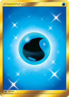 Water Energy Rare Secret card from Crimson Invasion