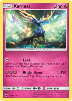 Xerneas Rare Holo card from Crimson Invasion