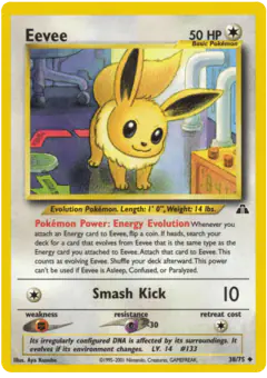 Eevee Uncommon card from Crossing the Ruins...