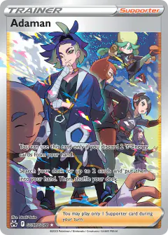 Adaman Rare Ultra card from Crown Zenith