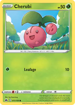 Cherubi Common card from Crown Zenith