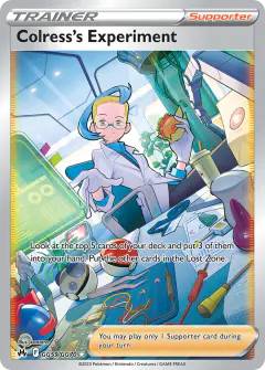 Colress's Experiment Rare Ultra card from Crown Zenith