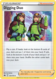 Digging Duo Uncommon card from Crown Zenith