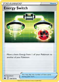 Energy Switch Uncommon card from Crown Zenith