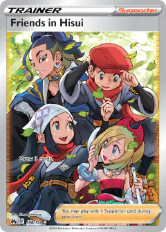 Friends in Hisui Rare Ultra card from Crown Zenith