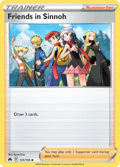 Friends in Sinnoh Uncommon card from Crown Zenith