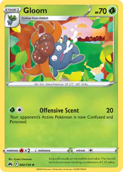 Gloom Uncommon card from Crown Zenith