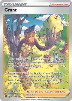 Grant Rare Ultra card from Crown Zenith