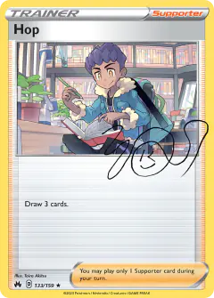 Hop Rare Holo card from Crown Zenith