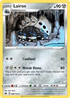 Lairon Uncommon card from Crown Zenith