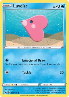 Luvdisc Common card from Crown Zenith