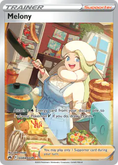 Melony Rare Ultra card from Crown Zenith