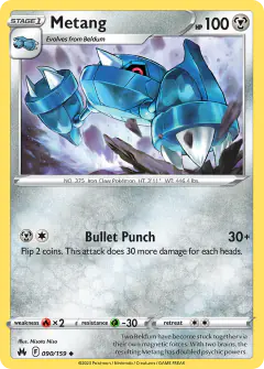 Metang Uncommon card from Crown Zenith