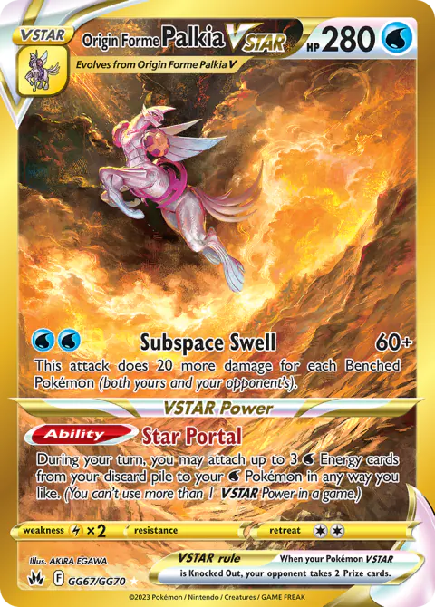 Origin Forme Palkia VSTAR Rare Secret