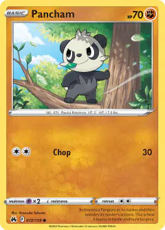 Pancham Common card from Crown Zenith