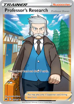 Professor's Research Rare Ultra card from Crown Zenith