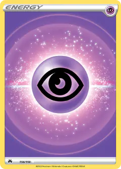 Psychic Energy Rare Ultra card from Crown Zenith
