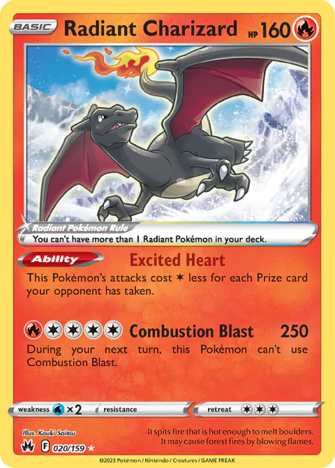 Radiant Charizard Radiant Rare