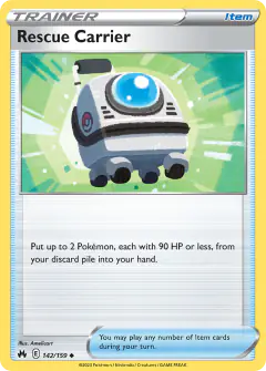 Rescue Carrier Uncommon card from Crown Zenith