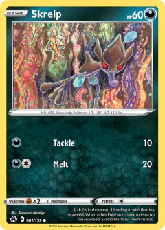 Skrelp Common card from Crown Zenith