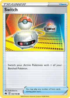 Switch Common card from Crown Zenith