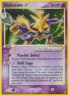 Alakazam ★ Rare Holo Star card from Crystal Guardians