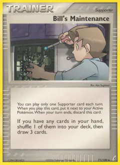 Bill's Maintenance Uncommon card from Crystal Guardians