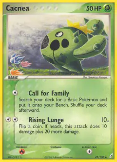 Cacnea Common card from Crystal Guardians