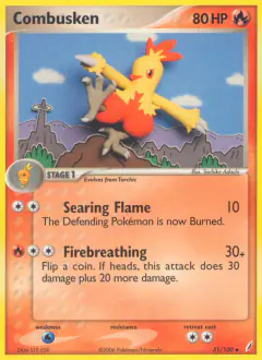 Combusken Uncommon card from Crystal Guardians