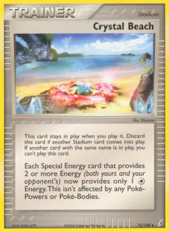 Crystal Beach Uncommon card from Crystal Guardians