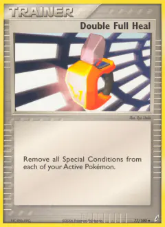 Double Full Heal Uncommon card from Crystal Guardians