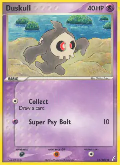 Duskull Common card from Crystal Guardians