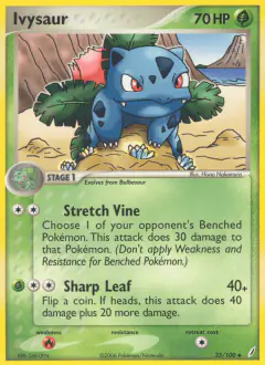 Ivysaur Uncommon card from Crystal Guardians