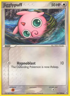 Jigglypuff Common card from Crystal Guardians