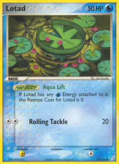 Lotad Common card from Crystal Guardians