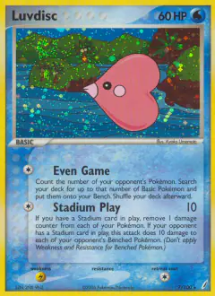 Luvdisc Rare Holo card from Crystal Guardians