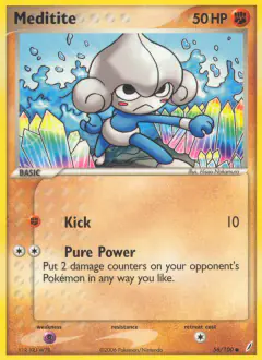 Meditite Common card from Crystal Guardians