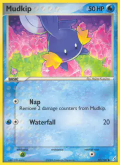 Mudkip Common card from Crystal Guardians