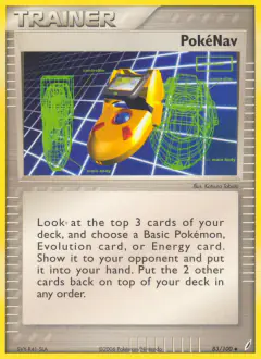 PokéNav Uncommon card from Crystal Guardians