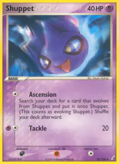 Shuppet Uncommon card from Crystal Guardians