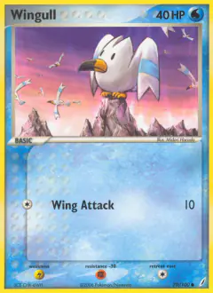 Wingull Common card from Crystal Guardians