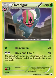 Accelgor Rare card from Dark Explorers
