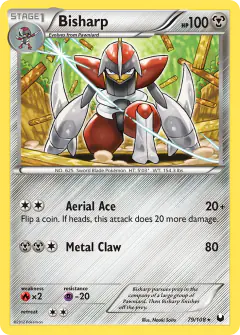 Bisharp Rare card from Dark Explorers