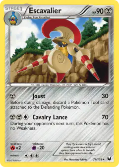Escavalier Rare card from Dark Explorers