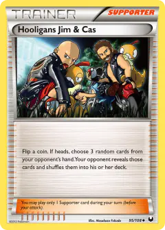 Hooligans Jim & Cas Uncommon card from Dark Explorers