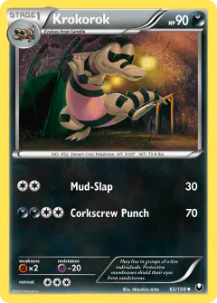 Krokorok Uncommon card from Dark Explorers