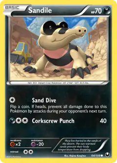 Sandile Common card from Dark Explorers