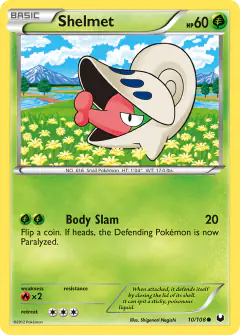 Shelmet Common card from Dark Explorers