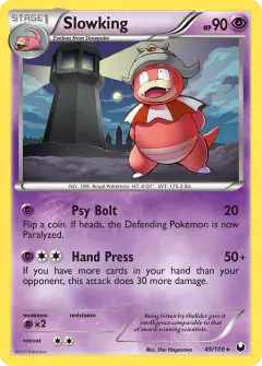 Slowking Rare card from Dark Explorers