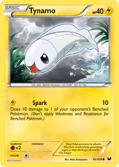 Tynamo Common card from Dark Explorers